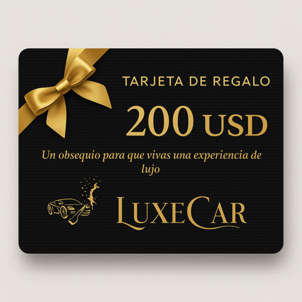 💳 Tarjeta de regalo $200 USD Luxe Card